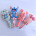 AirComb. (Peine para Cabello con Bolsa de Aire para Alisar y Estilizar con decoración de stich y minnie)
