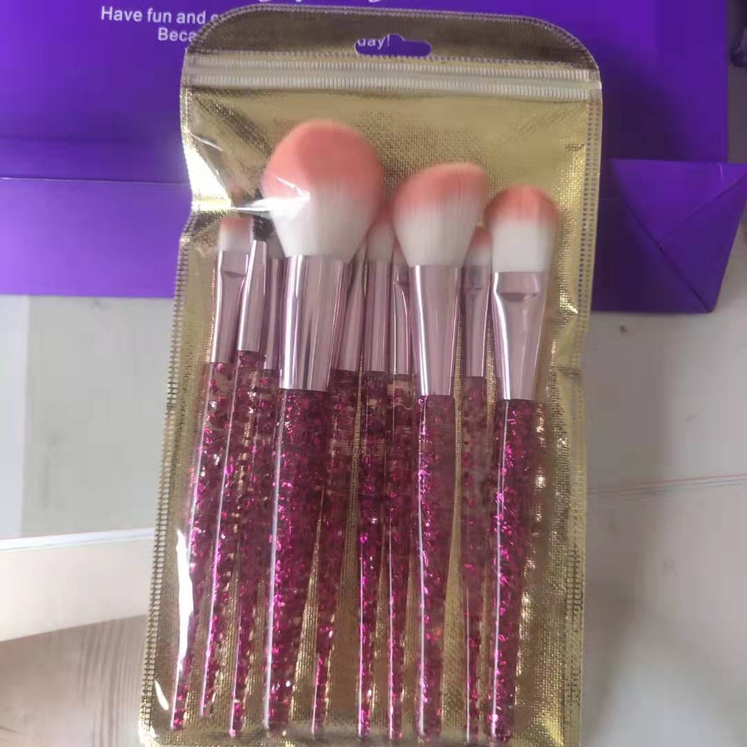 Set de 10 Piezas de Brochas de Maquillaje para Belleza y Difuminado