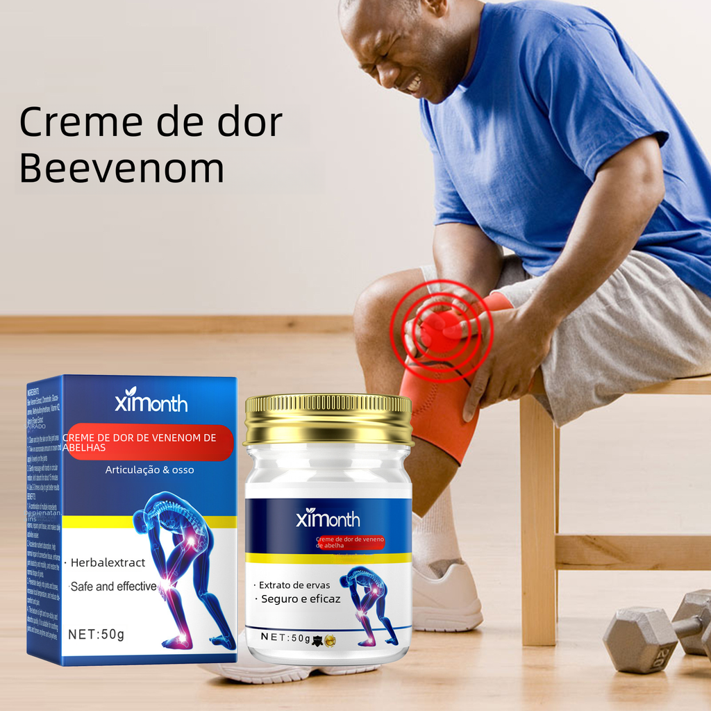 Ximonth | Crema con Veneno de Abeja | Alivio del Dolor en Articulaciones 50g