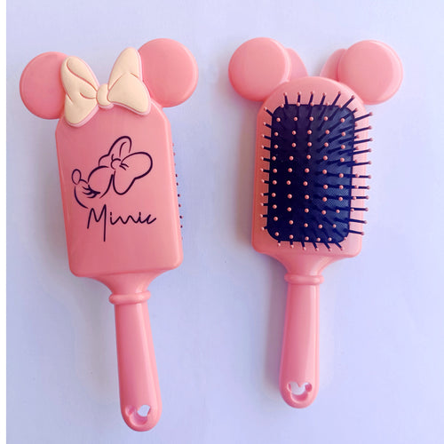 AirComb. (Peine para Cabello con Bolsa de Aire para Alisar y Estilizar con decoración de stich y minnie)