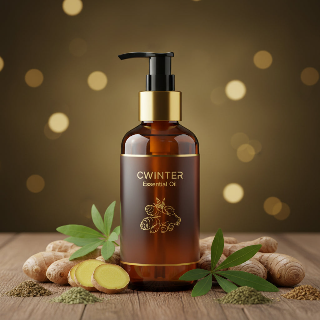 Aceite esencial de jengibre de 500 ml para el cuidado e hidratación corporal