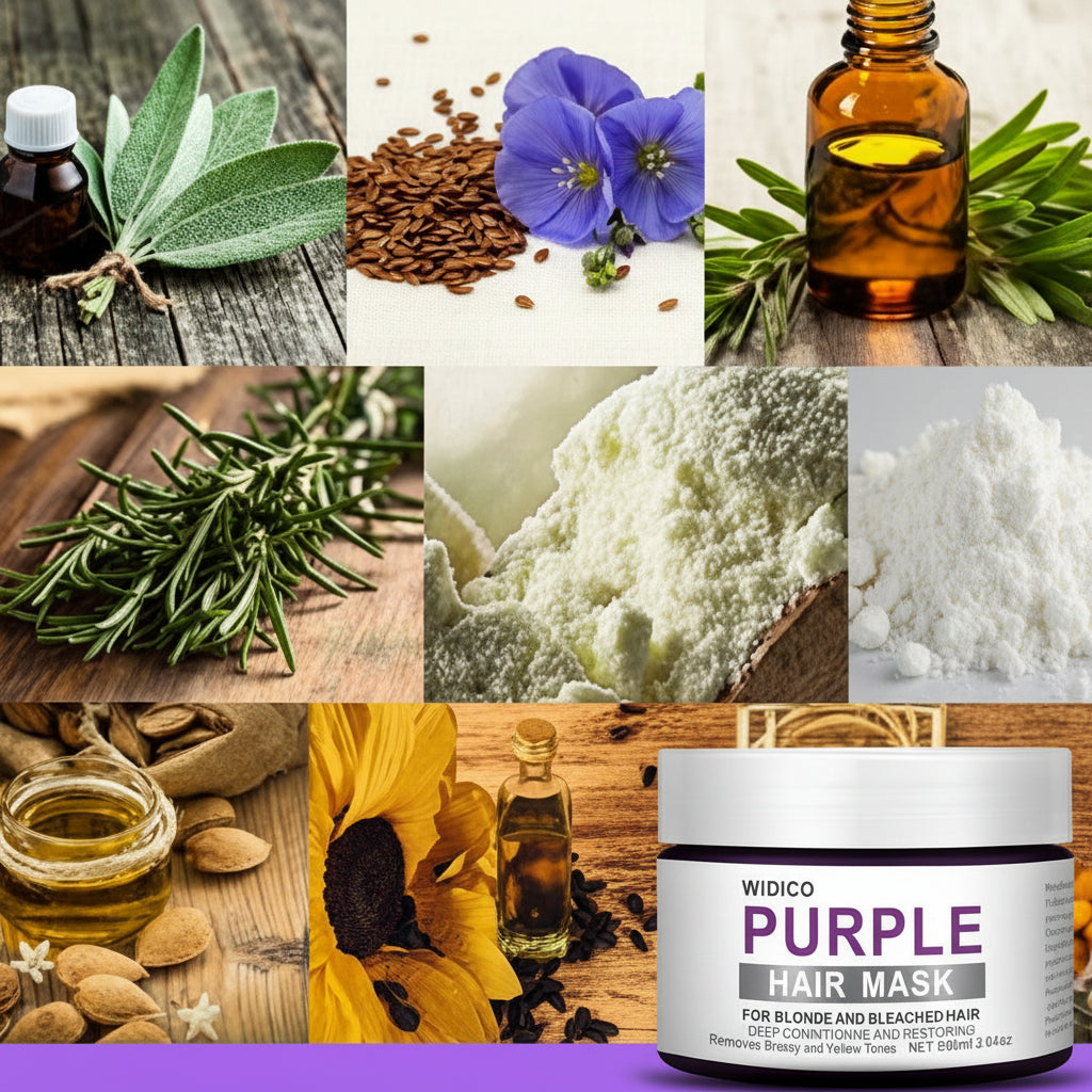 Champú morado para eliminar tonos amarillentos y cuidar el cabello