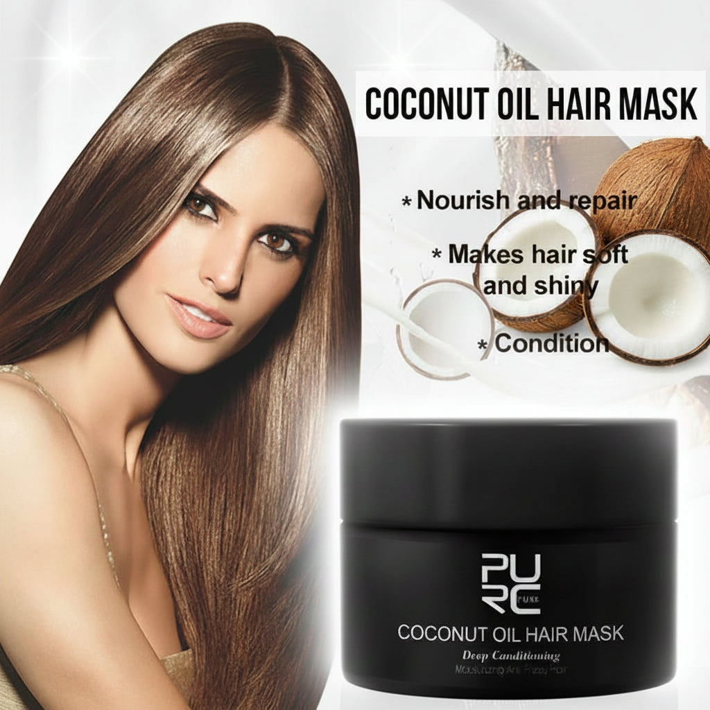 Mascarilla Capilar Suavizante Anti-Caída de Coco.