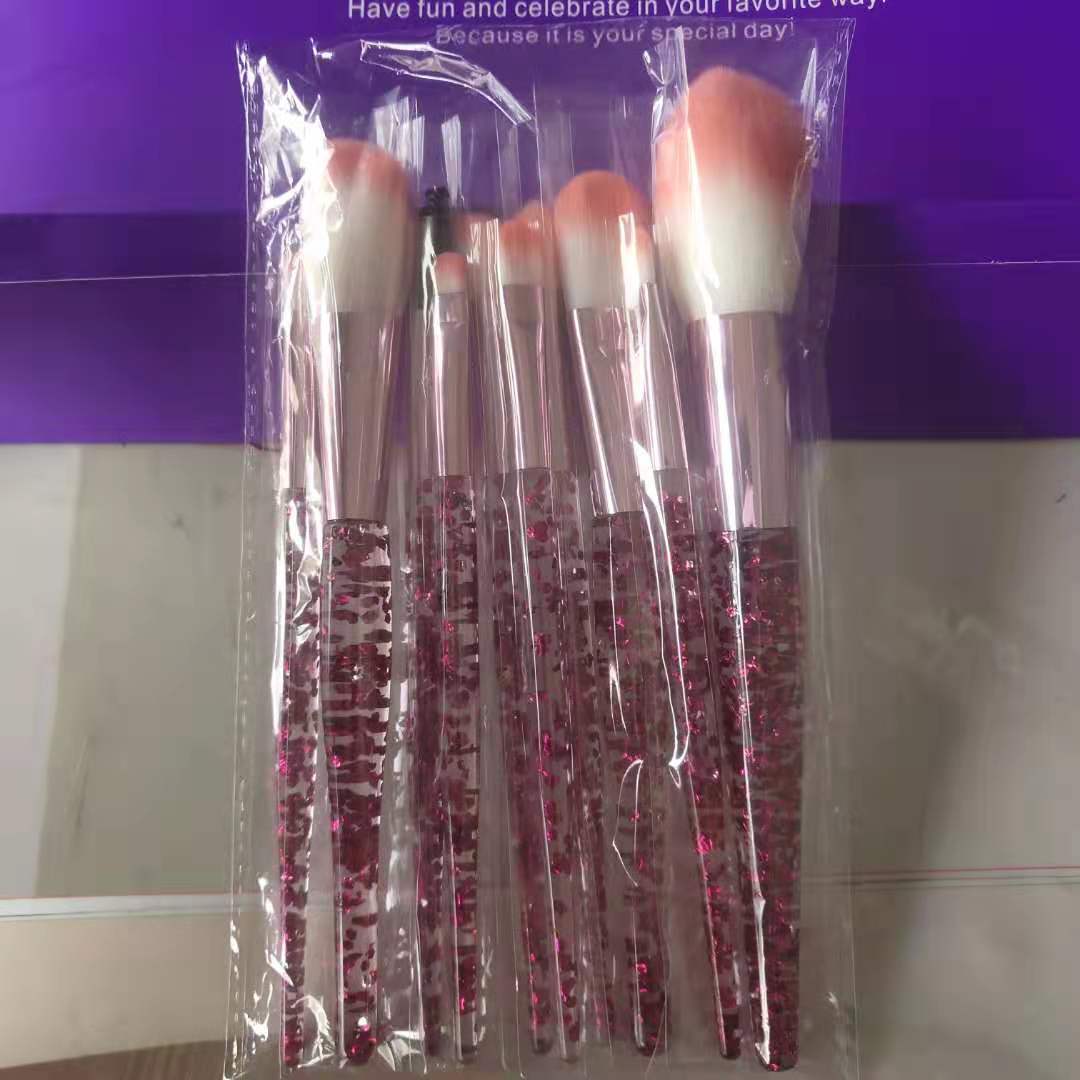 Set de 10 Piezas de Brochas de Maquillaje para Belleza y Difuminado
