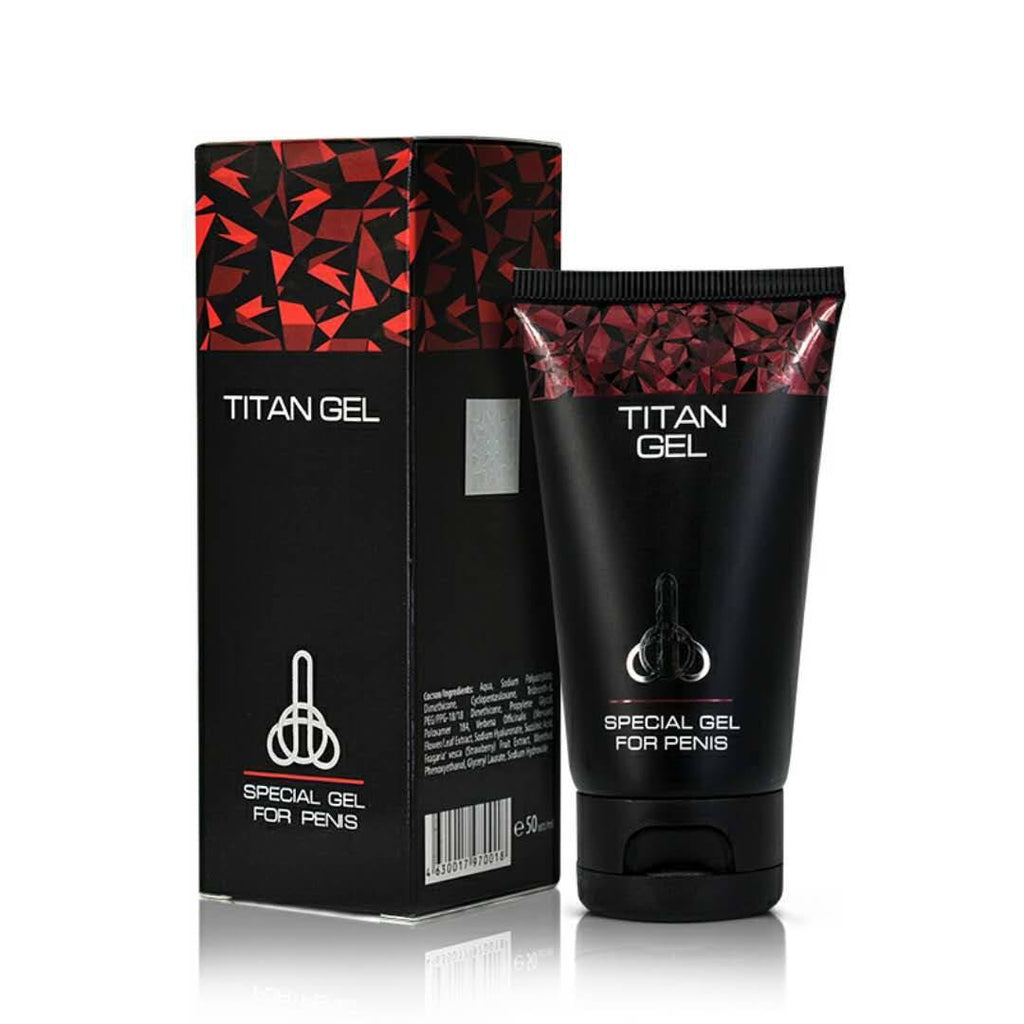 Crema de masaje masculino Titan Gel para el cuidado personal