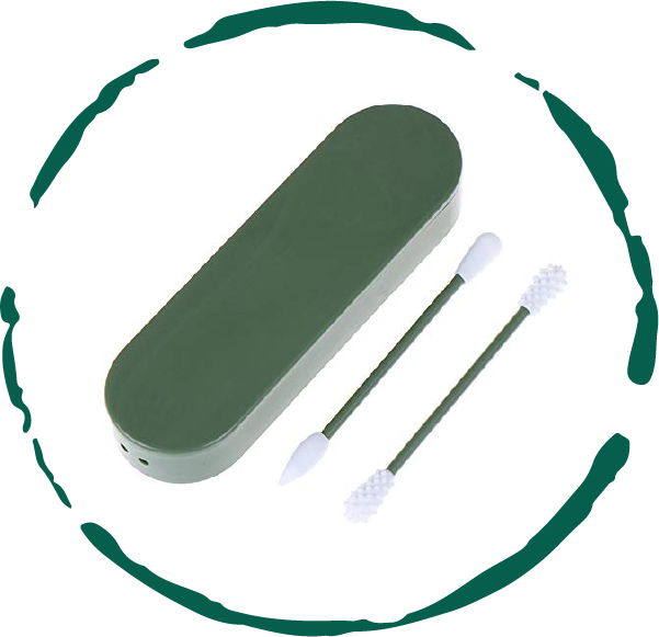 Hisopos de Silicona Reutilizables | Pack 2 | Ecológicos, Lavables y Suaves