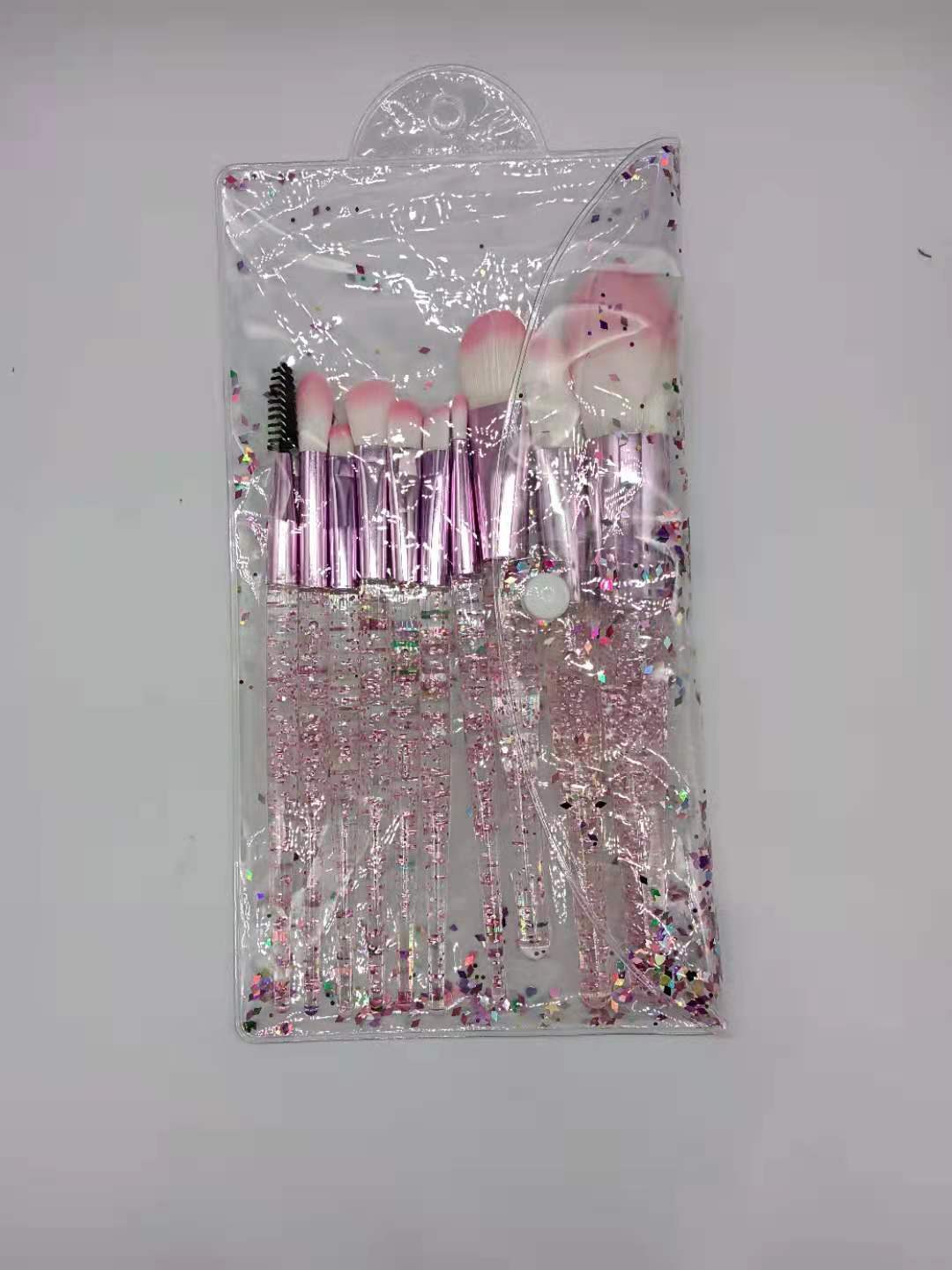 Set de 10 Piezas de Brochas de Maquillaje para Belleza y Difuminado