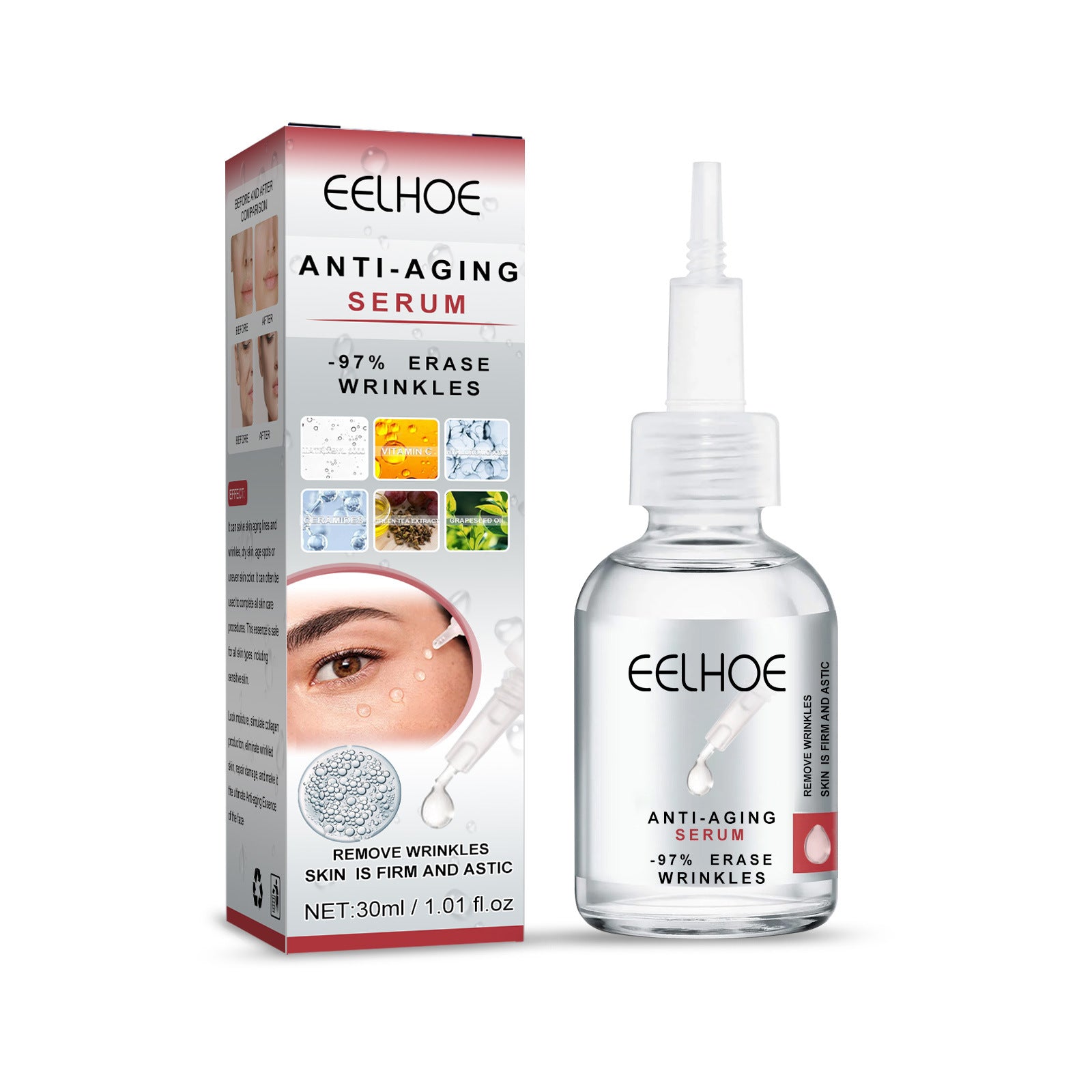 Serum nutritivo para el cuidado de la piel del rostro (una unidad)