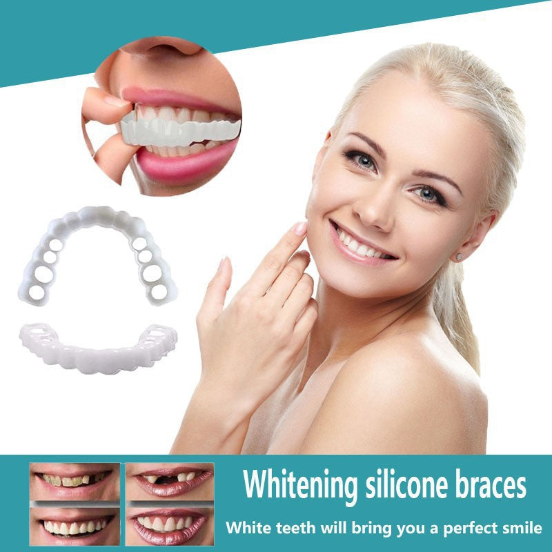 Dentadura de Silicona Blanqueadora | Superior, Inferior o Completa
