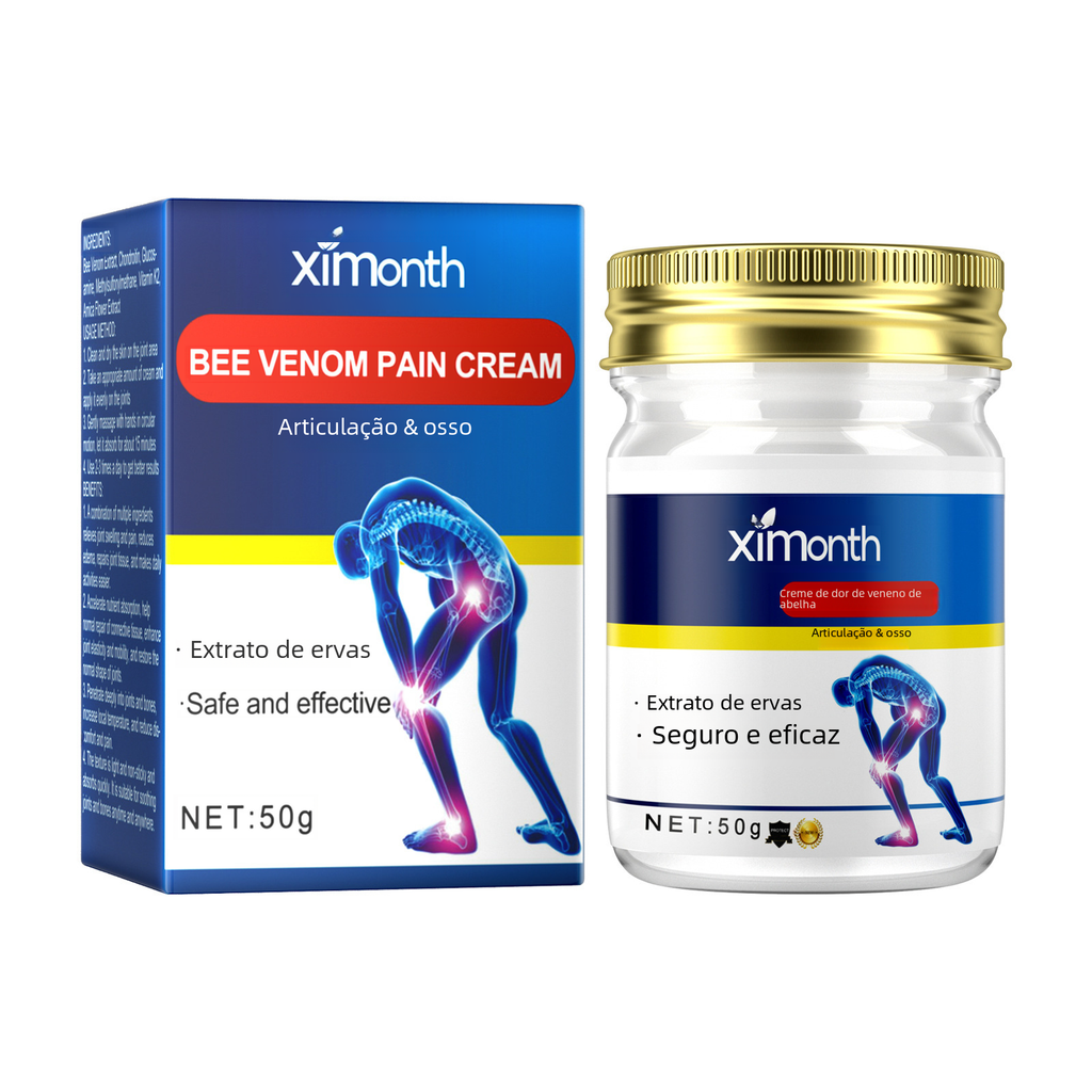 Ximonth | Crema con Veneno de Abeja | Alivio del Dolor en Articulaciones 50g