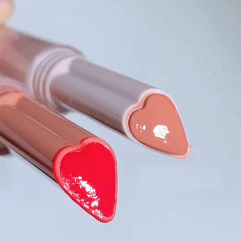 FLORTTE Love Stick | Lápiz Labial Primer Beso con Espejo | 12 Tonos